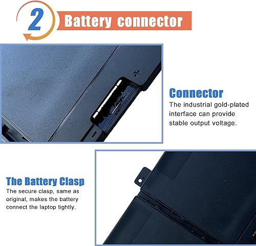 Miniatura 3 de ASODI Batería para portátil RJ40G de 63 Wh, compatible con Dell Latitude 15 5520 14 5420 Precision 15 3560 Series M033W P104F P104F001 WY9DX P137G