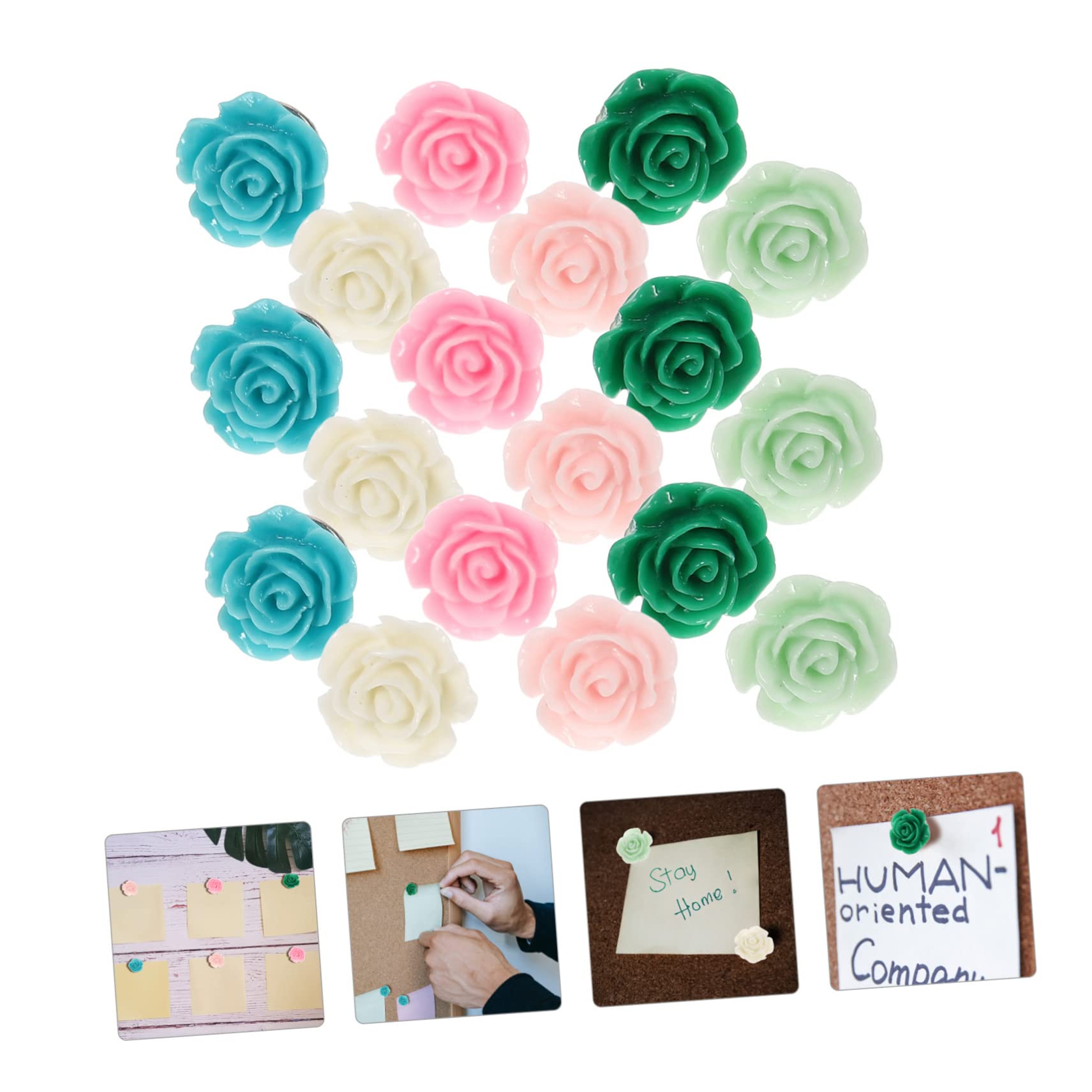 STOBOK 4 Set Di Eleganti Puntine Da Disegno Delicate Con Motivo A Mappa Per Foto Da Parete Riutilizzabili Per Casa E Ufficio Set Compatto Di Puntine Da Disegno 30 Pezzi*4