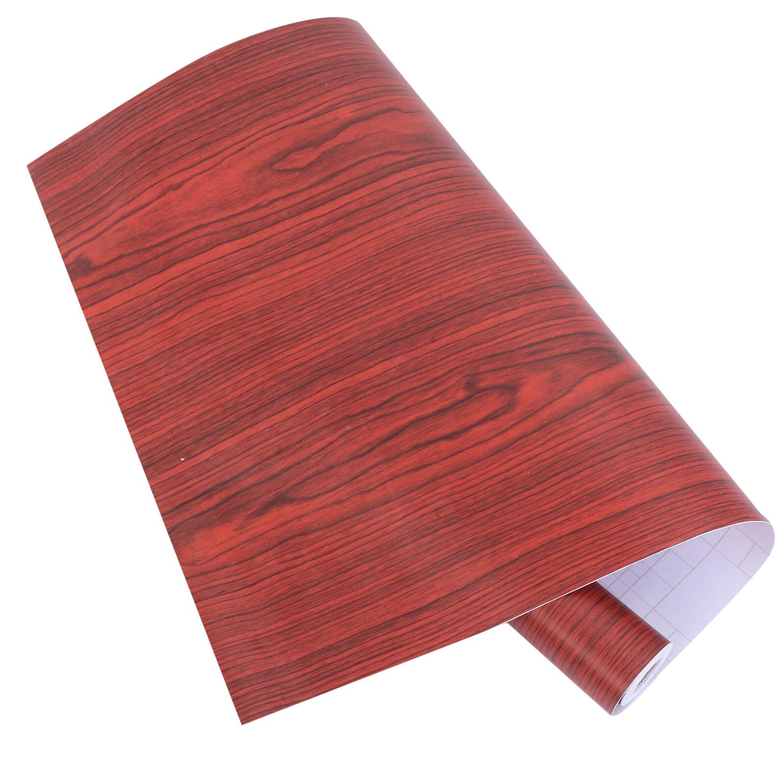 Papel pintado de PVC texturizado efecto madera realista para revestimiento exclusivo