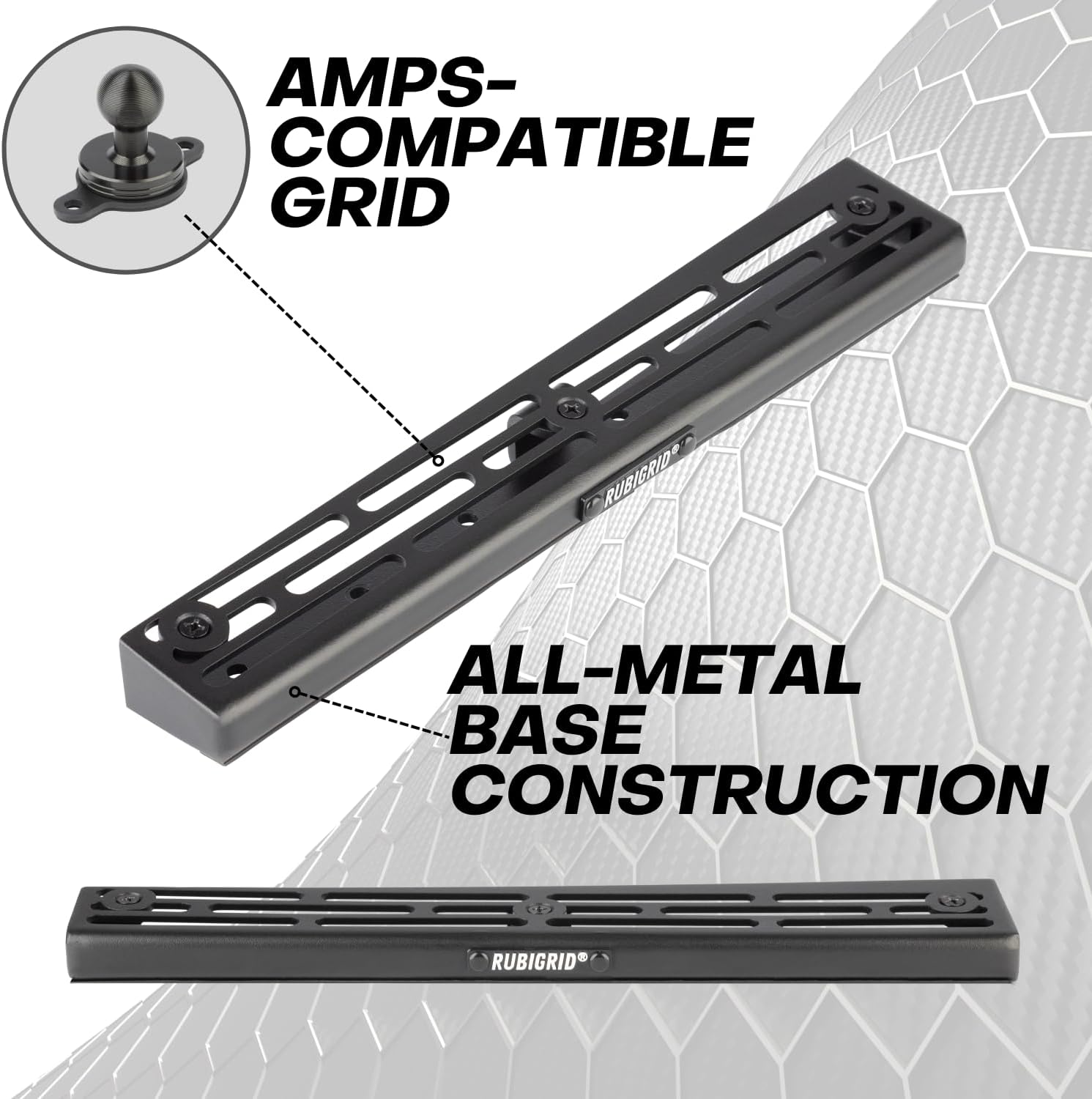 Bulletpoint RubiGrid Metal Dash Tacoma Phone Mount Compatible with 2016-2023 Toyota Tacoma