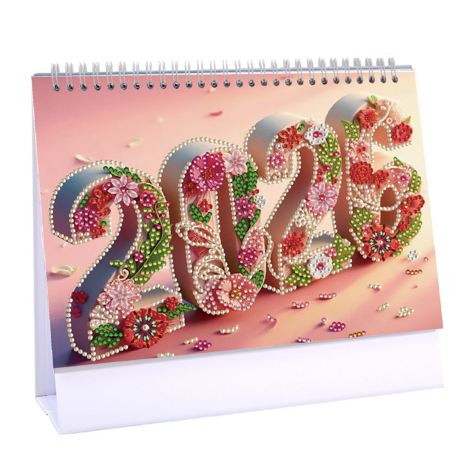 ARTopet 2026 DIY Diamond Art Desk Calendar Creative Design Thick Paper Calendar with To Do List Ornaments Diamond Art Painting Monthly Flip Tabletop Calendar for Home Office Planning-2026 Goblin — image 1