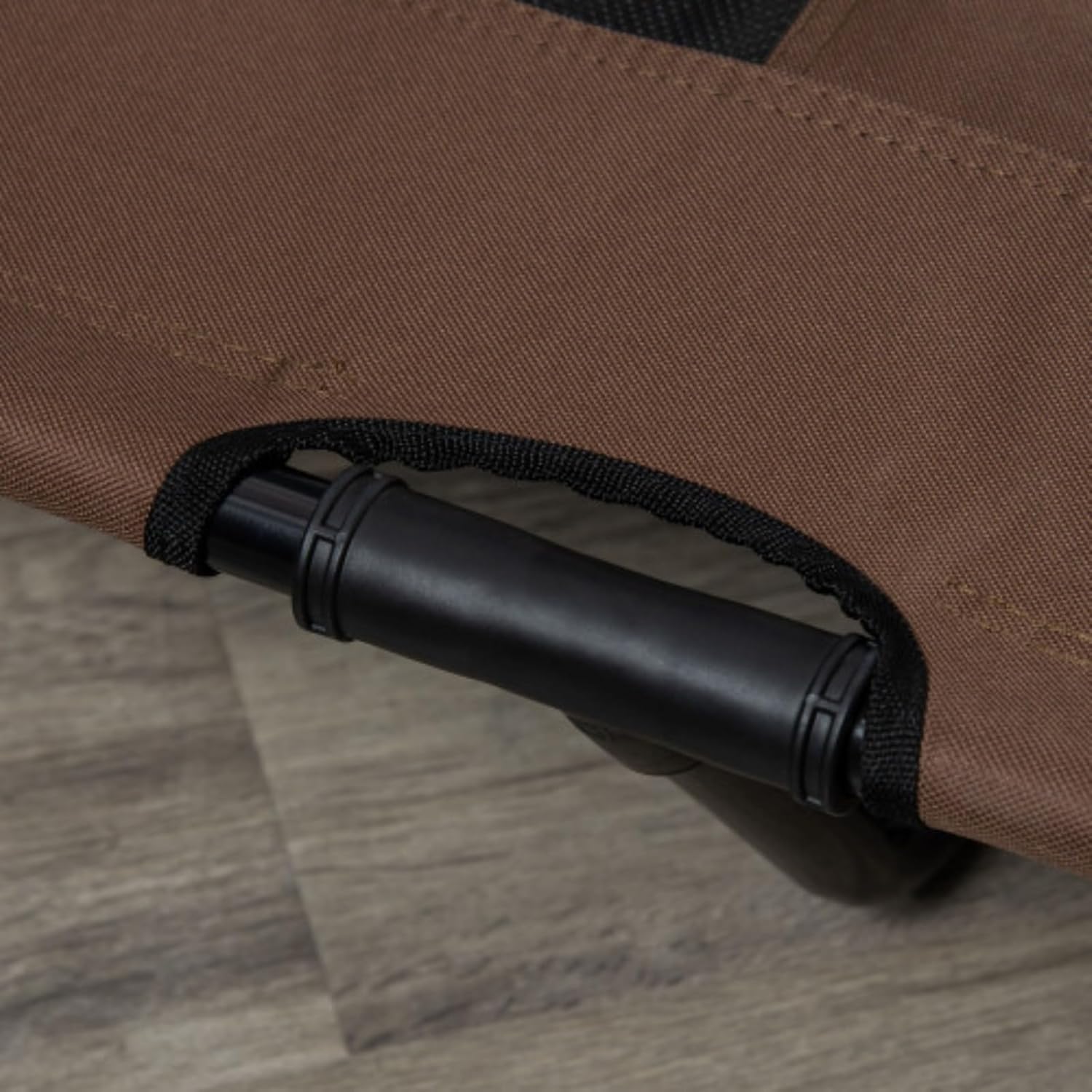 48" x 36" Elevated Breathable Dog Bed Lightweight Kennel Portable Pet Bed with Carrying Bag Metal Frame Breathable Mesh Indoor and Outdoor for Medium and Large Pets Tan