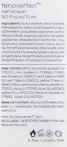 Miniatura 7 de tenoverten - Color natural de uñas  Cuidado de uñas limpio, natural, no tóxico (0.45 onzas líquidas  0.4fl oz)