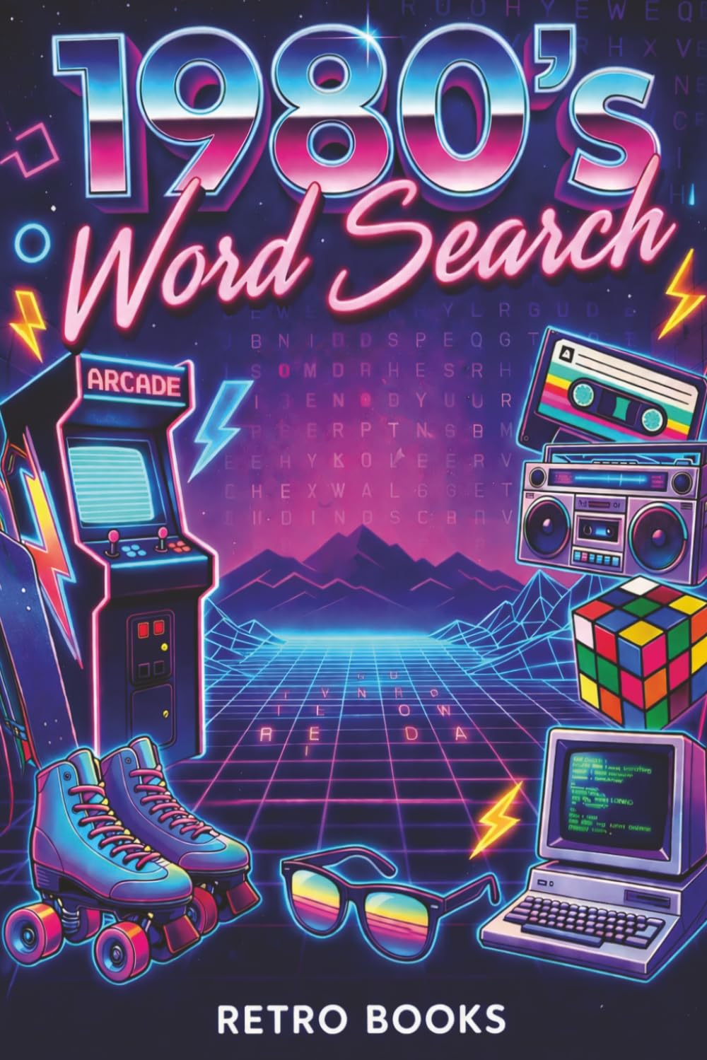 1980s Word Search: Pop Culture Puzzles, Vintage Nostalgia, Adult Brain Games, Gen X Puzzle Book (Retro Word Search Series)