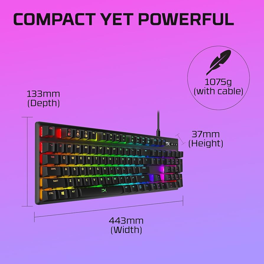 Amazon.co.jp: HyperX Alloy Origins メカニカル USB ゲーミング