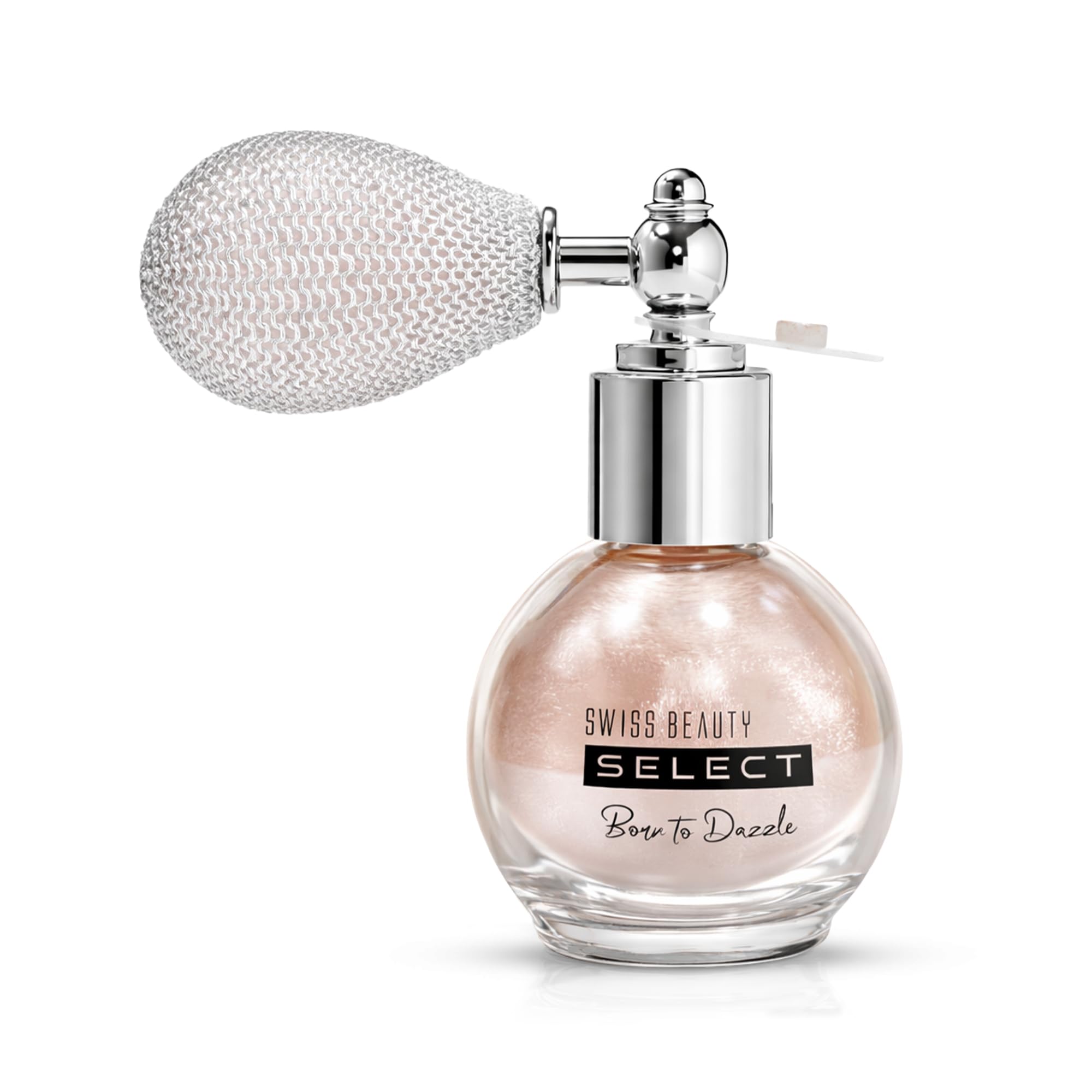 Swiss Beauty Select Born To Dazzle Glitter Spray | Pearlescent Particles | Multidimensional Shine | High-Impact Glow | Lightweight & Blendable | Gentle On The Skin | For Body & Hair | Shade- Hollywood Glam, 5gm-image-6