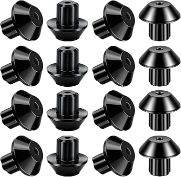 5304475129 16/Pcs Grate Rubber Feet Replacement Parts 1554616 316267400 AH2373826 AP4499988 For Gas Stove Parts Frigidaire Stove Grate Rubber Feet Gas Range Parts, Frigidaire Stove Grate Rubber Feet