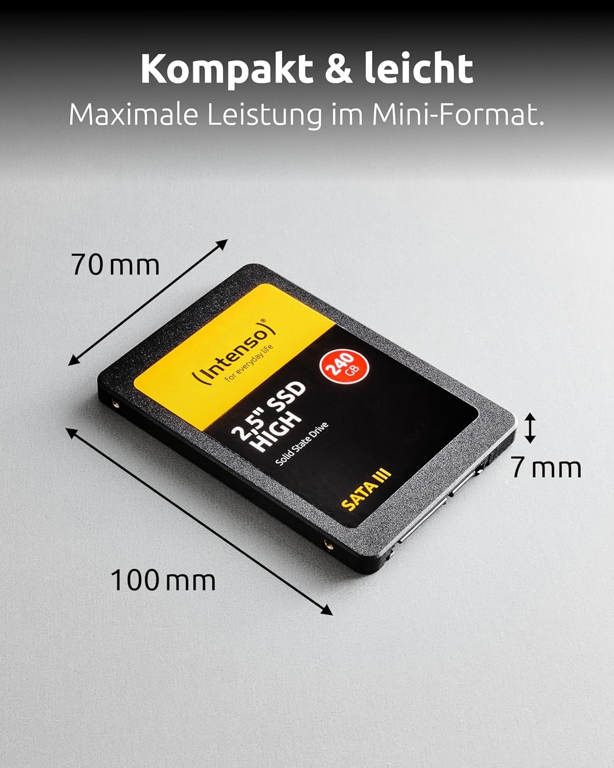 Intenso 120GB SSD - Fast & Silent Storage -6