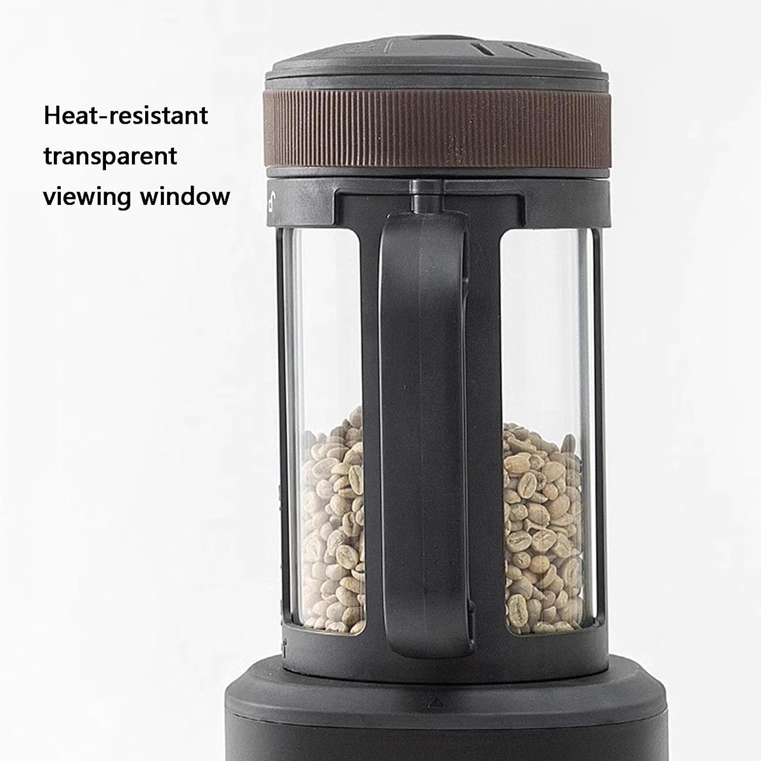 Tostatrice Professionale Per Chicchi Di Caffè, Tostatrice Per Caffè Ad Aria Calda, Con Blocco Di Sicurezza, Temperatura Regolabile 150-240 ℃, Chicchi Di Caffè Tostato Da 100-400 G, Per Bar, Negozi