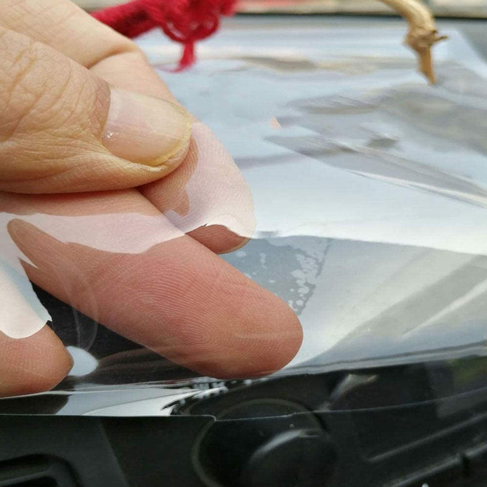 Pellicola protettiva per auto, anti-appannamento, trasparente, per la sicurezza di taxi e rideshare, divisorio surround completo per la separazione del conducente e del passeggero