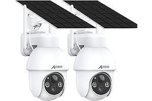Anran 2K Solar-Powered Wire-Free Security Camera System