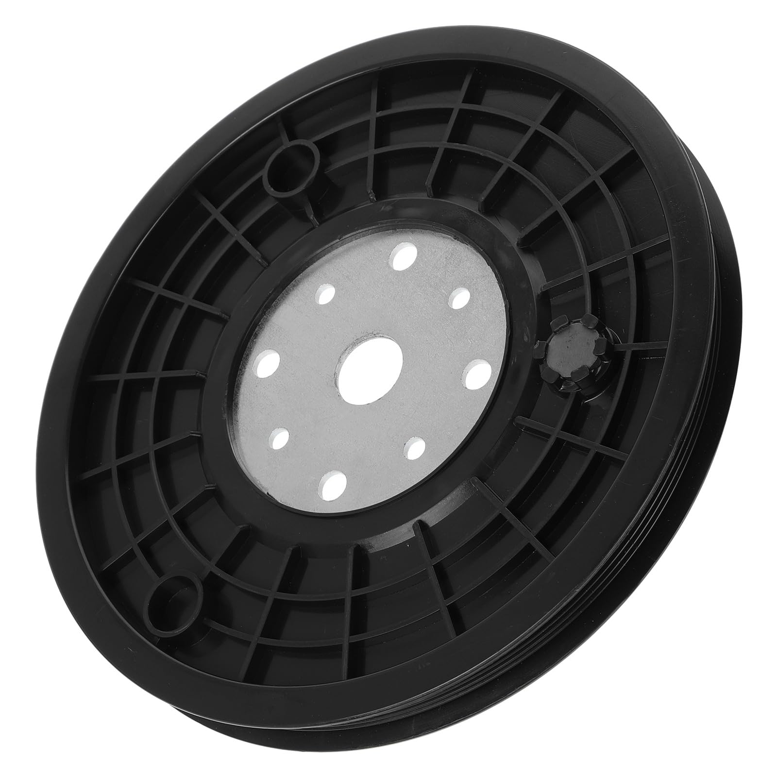 Ciieeo Polea de Cambio para Bicicleta Estática, Disco de Transmisión por Correa Compatible con Bici Spinning Indoor, Accesorio de Repuesto para Máquinas de Ejercicio en Casa, Piezas