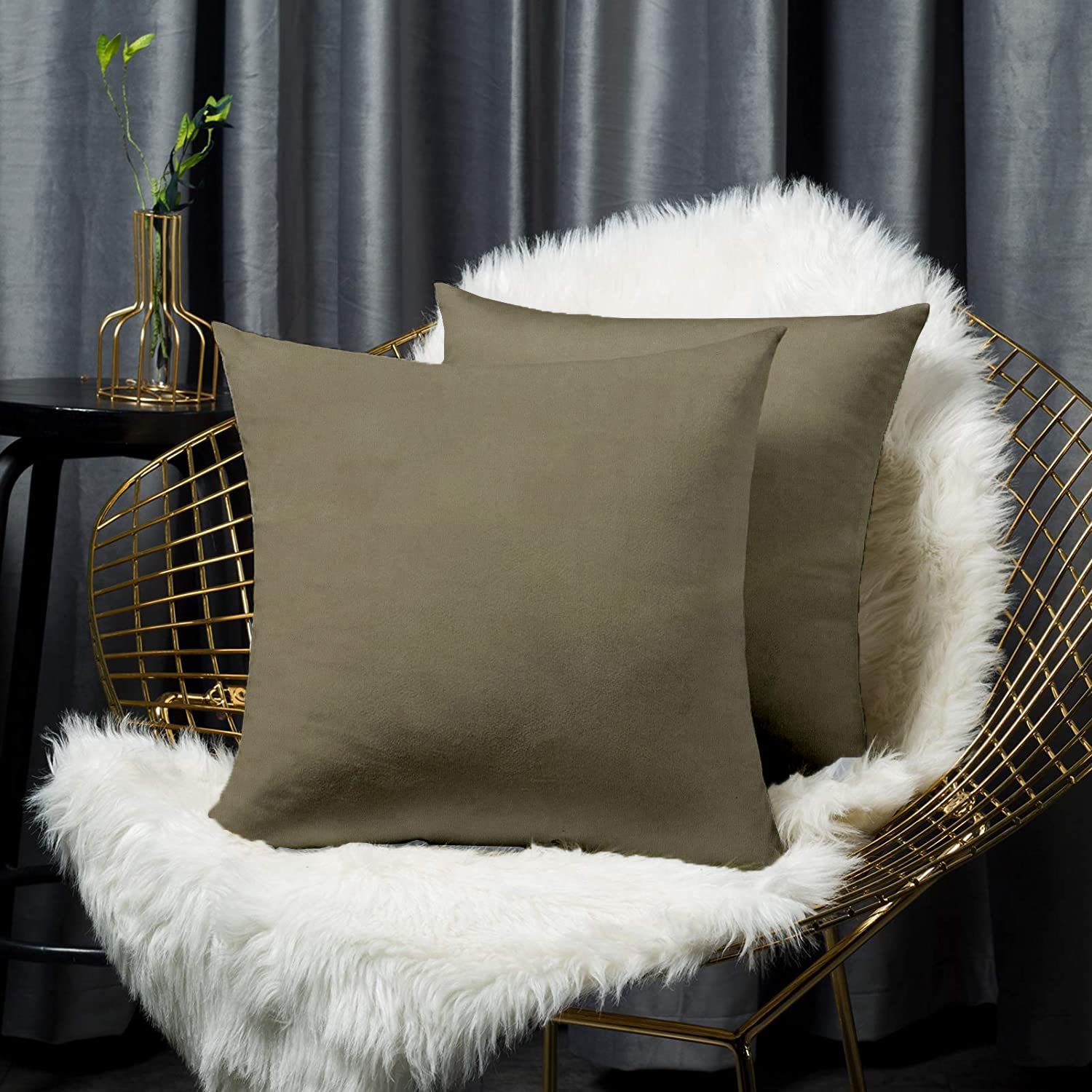 See full amazon price history chart for Cloth Fusion Velvet Cushion Cover Set of 2 | Throw Pillow Covers (16X16 Inches, TAN) Cloth Fusion Velvet Cushion Cover Set of 2 | Throw Pillow Covers (16X16 Inches, TAN) (B0C7MLW47L) Amazon Price History, Amazon Price Tracker