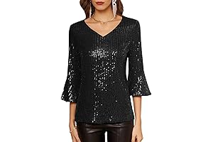 Sequin Evening Tops for Women - Elegant Classy Party Tops