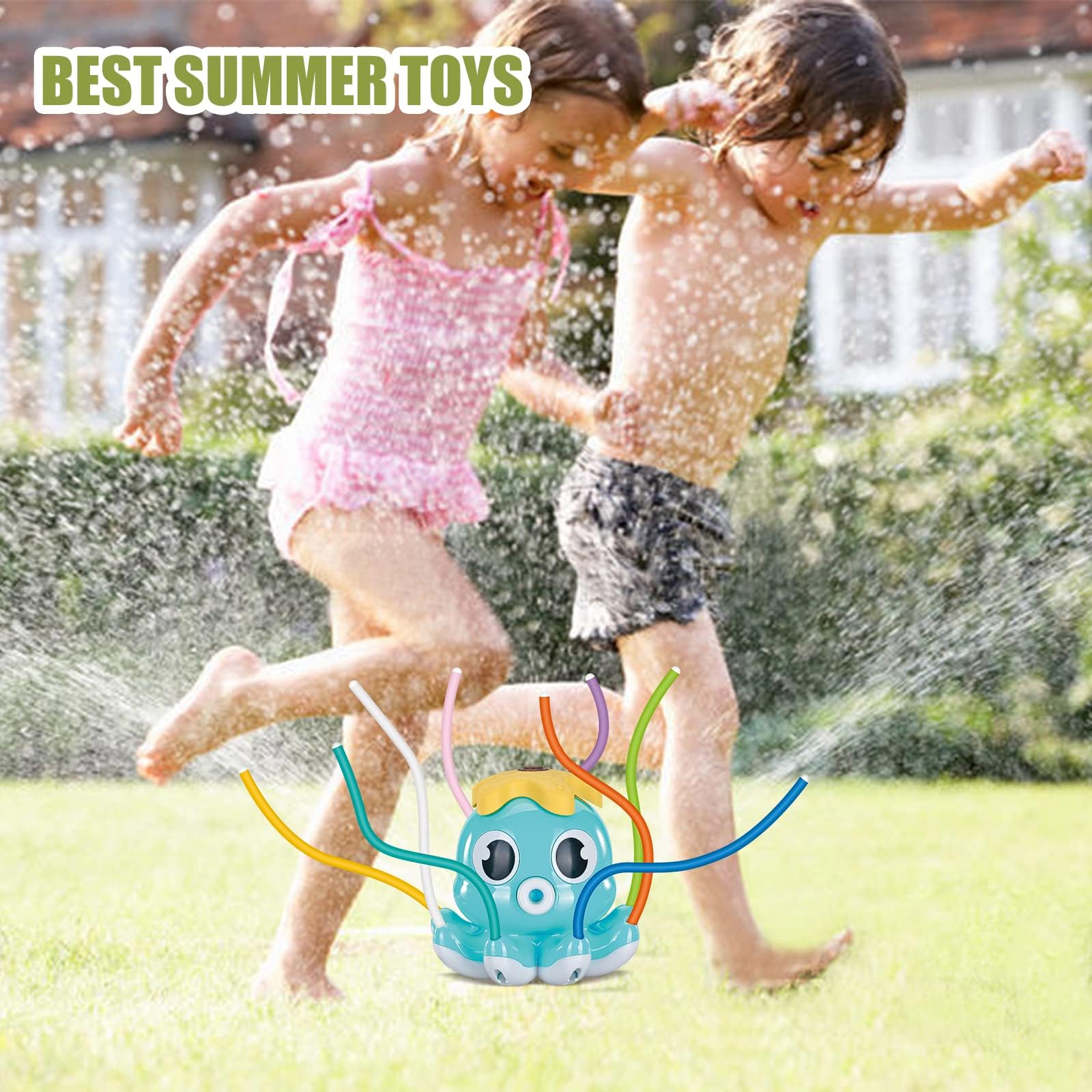Jeux d'Eau Enfant - Aire de Jeux Extérieure pour Enfants 3-8 Ans (Bleu)