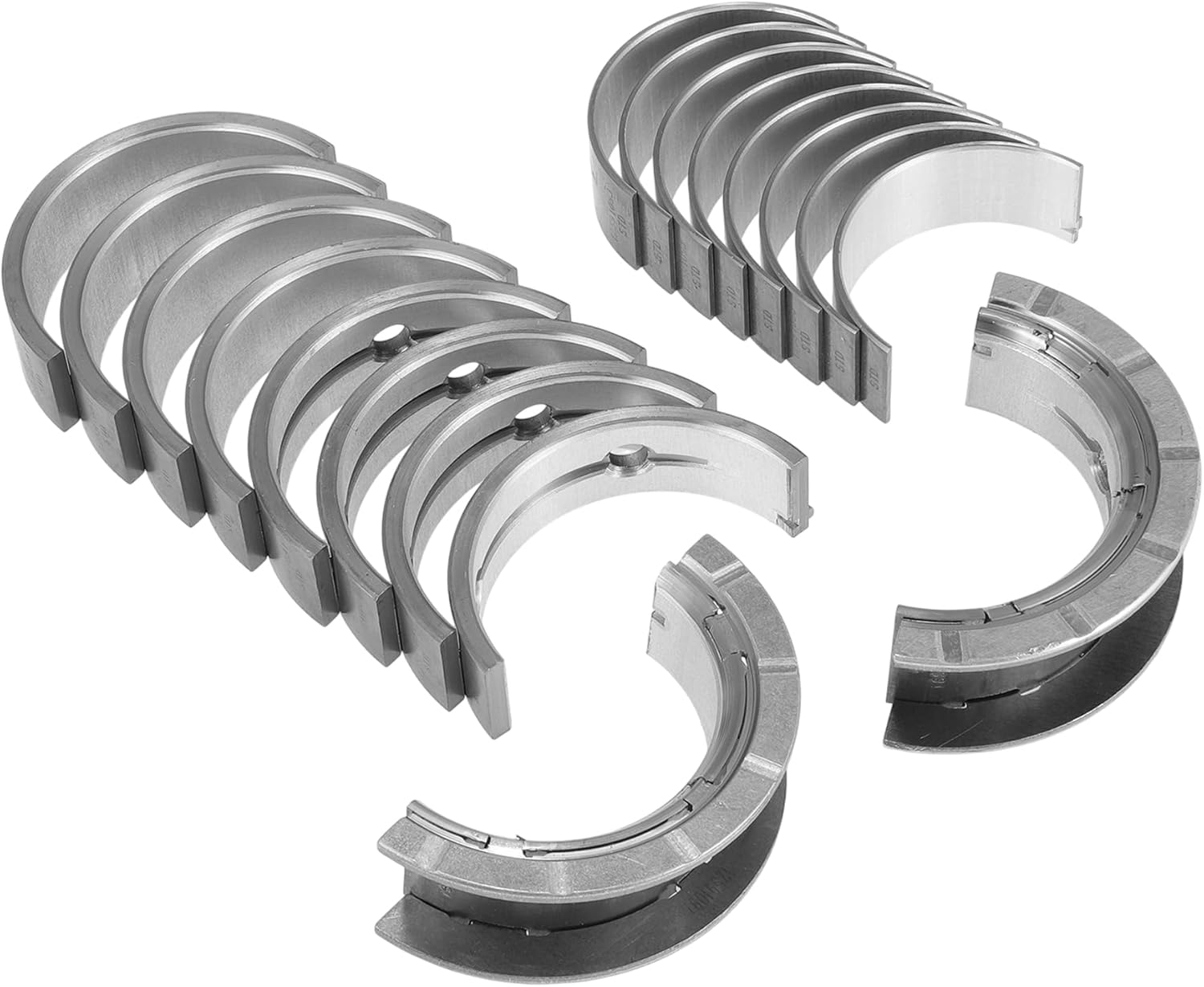 18Pcs Main and Rod Bearings Set Replacement for Buick Regal for Chevrolet Equinox for GMC Terrain 2.4L Engine 2000-2017 Replace No.21018819/21018825/12591093