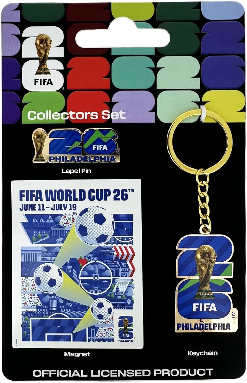 FIFA World Cup Host City Collector's Set – Includes Lapel Pin, Keychain & Magnet – Celebrates Your Favorite Host City image 3