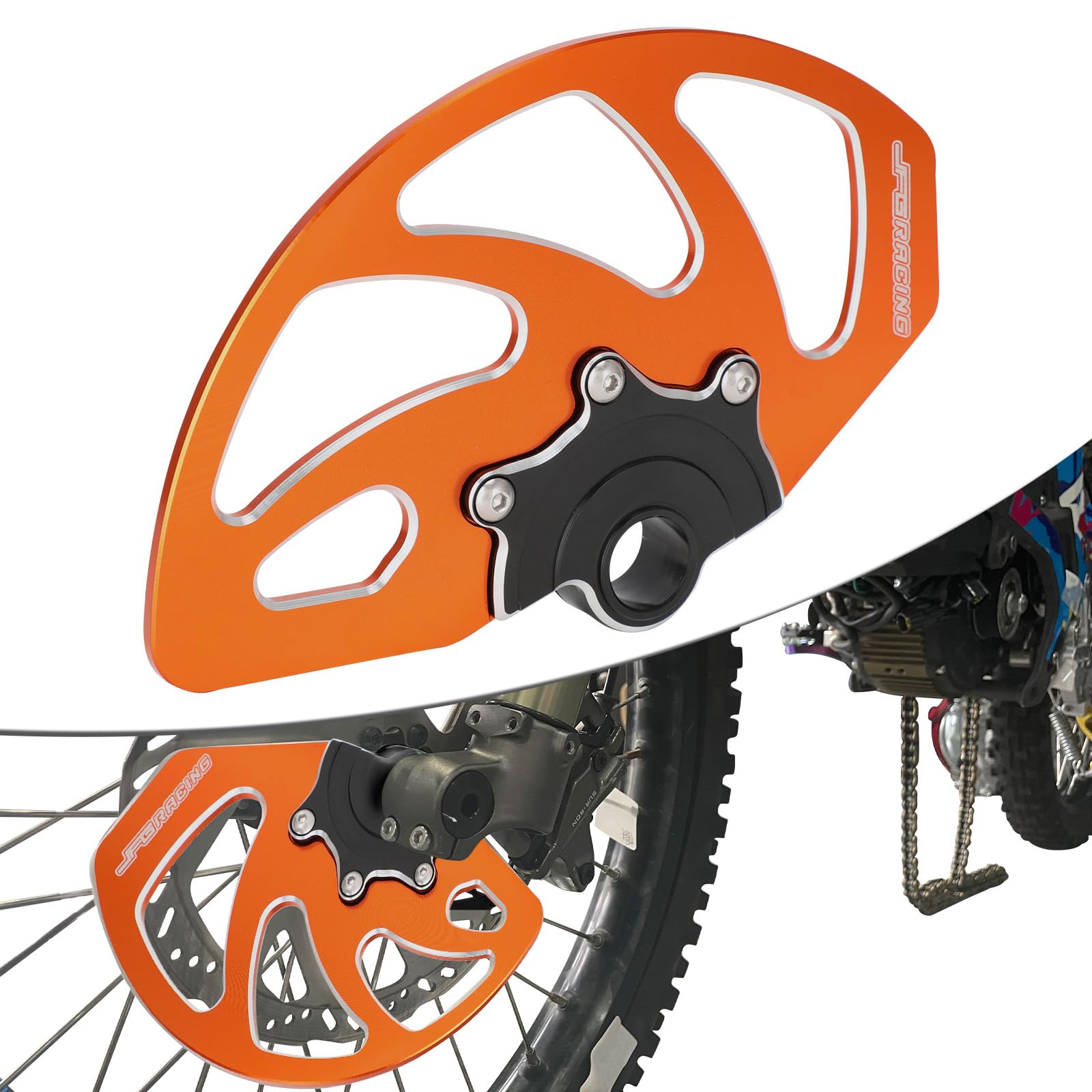 Sur Ron Front Brake Disc Guard – CNC Aluminum Protector For Sur Ron X/S, Sting, X160/X260 Dirt Bikes