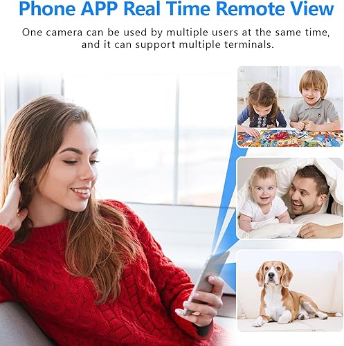 Miniatura 4 de Free 64G Smallest Wireless WiFi Camera,HD1080P Battery Portable Security Camera with Video Recording Live Feed,Night Vision,Motion Detection,Remote