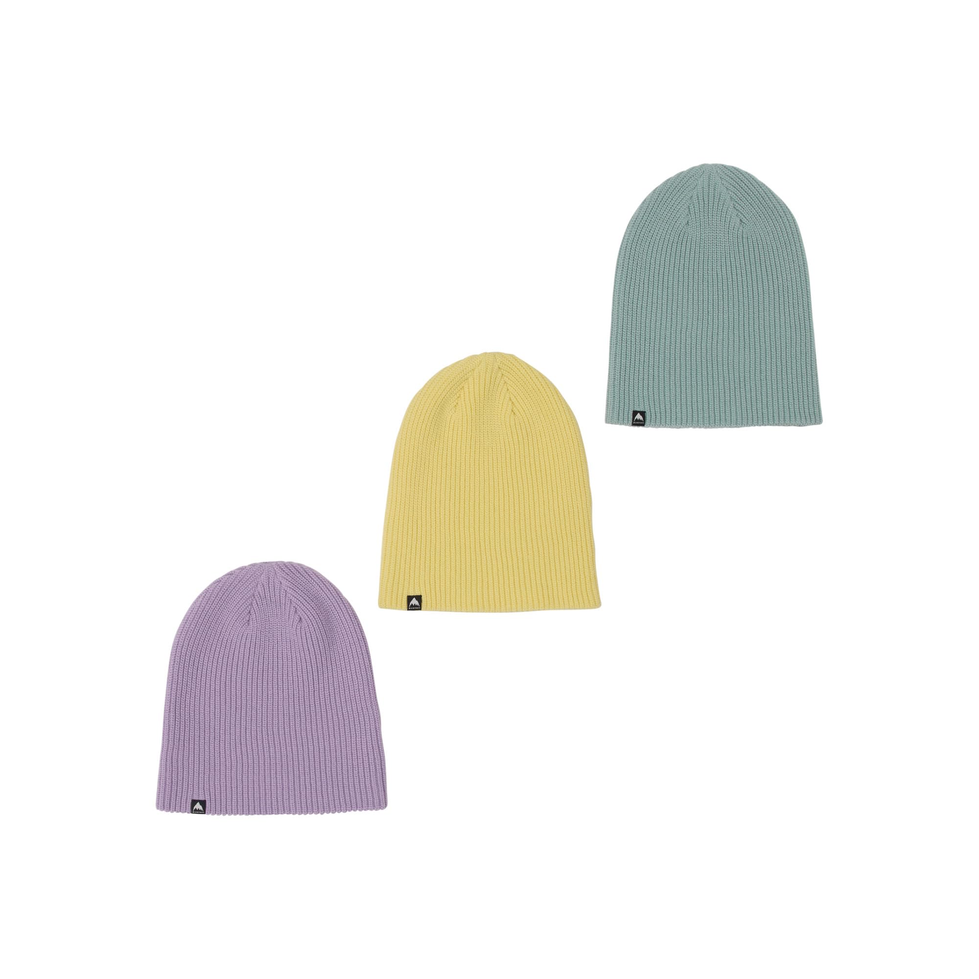Burton Recycled DND Beanie (3 Pack), Washed Lavender/Light Teal