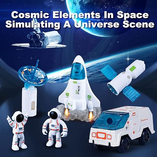 Miniatura 3 de Emocionante juego de órbita espacial juguete emocionante para niños y niñas, para estimular la imaginación y divertirse con naves espaciales...
