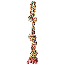 Croci Cotonosso – Corda da gioco per cani in puro cotone, Corda per cani 3 nodi doppi, 8 CM, 46g