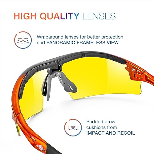 Miniatura 4 de ToolFreak Gafas de seguridad  Protección UV e impacto ANSI z87.1 (Reevo)