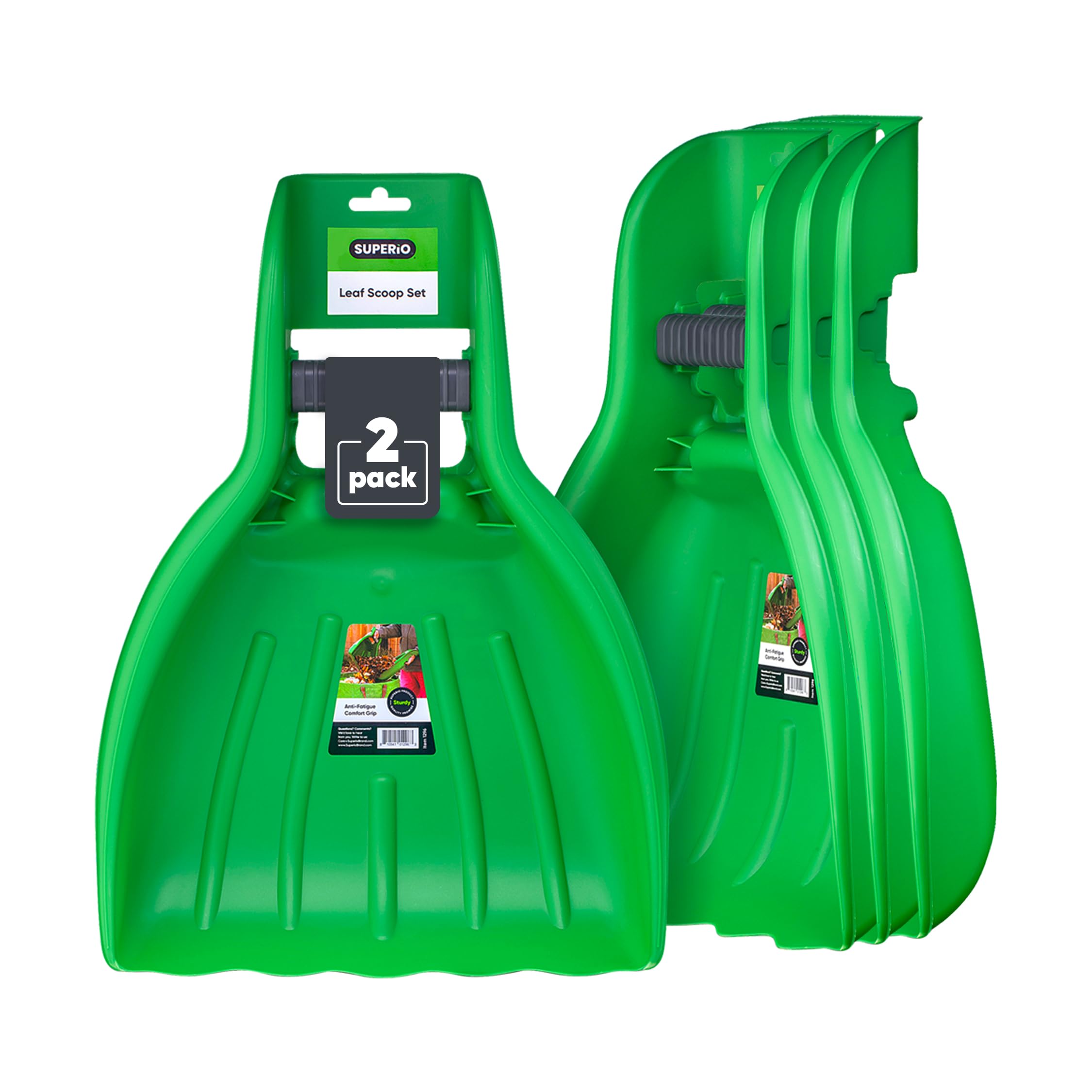 Leaf Collector, Leaf Scoops, Hand Rake for Leaf Picker Upper Gardening Hand  Tools, Lawn Cleaning Garden Rake Pairs Leaf Scoop, Green Plastic Leaf