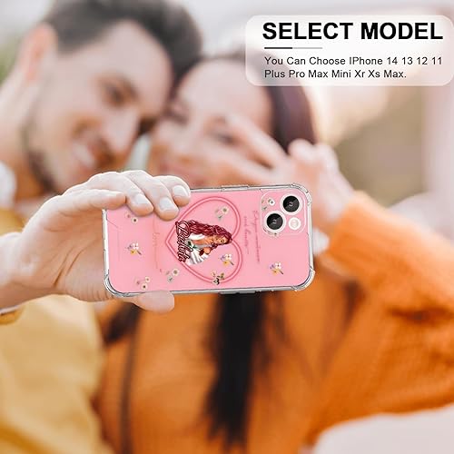 Miniatura 7 de Funda de teléfono Sera Bonito de Manana rosa para iPhone 15 14 13 12 11 Plus Pro Max Mini Xr, carga inalámbrica a prueba de golpes, funda