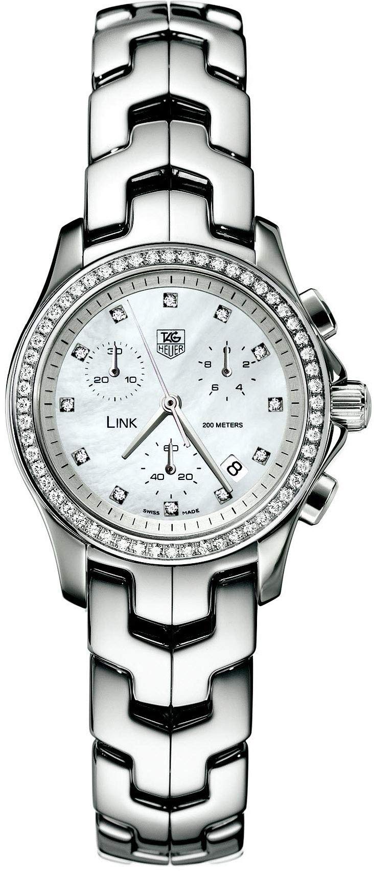 TAG Heuer Women's CJF1314.BA0580 Diamond Chronograph Watch
