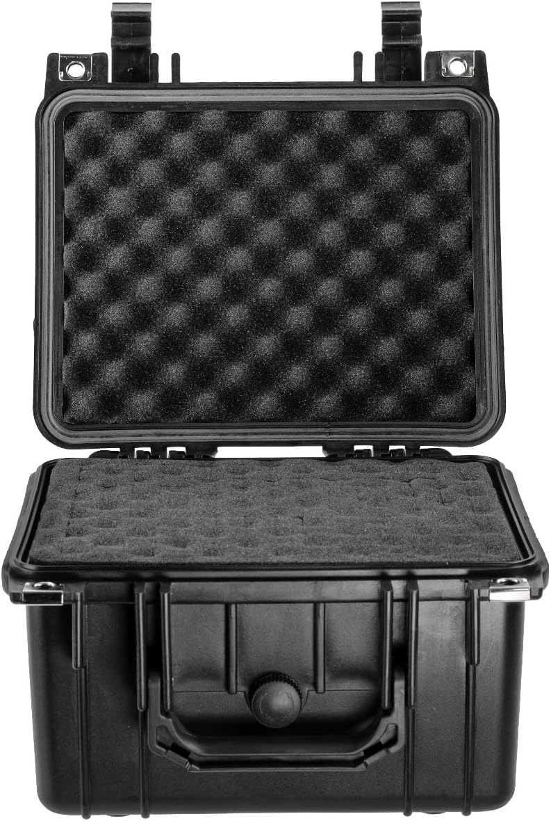Eylar Small 10.62" Deep Hard Gun Case Waterproof with Foam TSA Standards