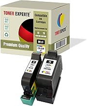 TONER EXPERTE Pack of 2 XL Ink Cartridges Compatible with HP 15 78 C6615DE C6578AE PSC 2120 700 720 750 760 900 950 Officejet 5110 V30 V40 V45 Deskjet 3810 3820 815c 9 20c 940c 948c (Black, Color)