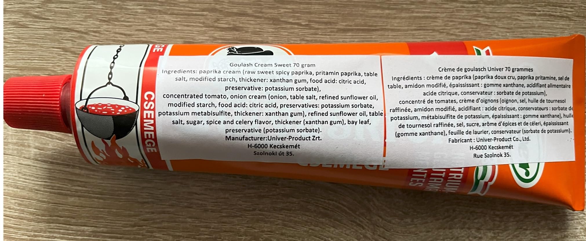 Goulash Cream - Hungarian Univer Gulyaskrem Mild 70g 2 5 oz — view 2