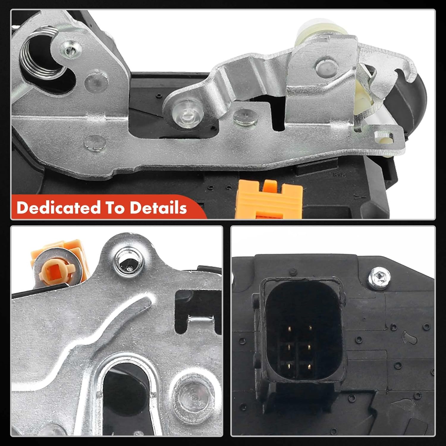 A-Premium Door Lock Actuators Compatible with Hummer H2 2003-2007 Rear Left and Right Side 2-PC Set