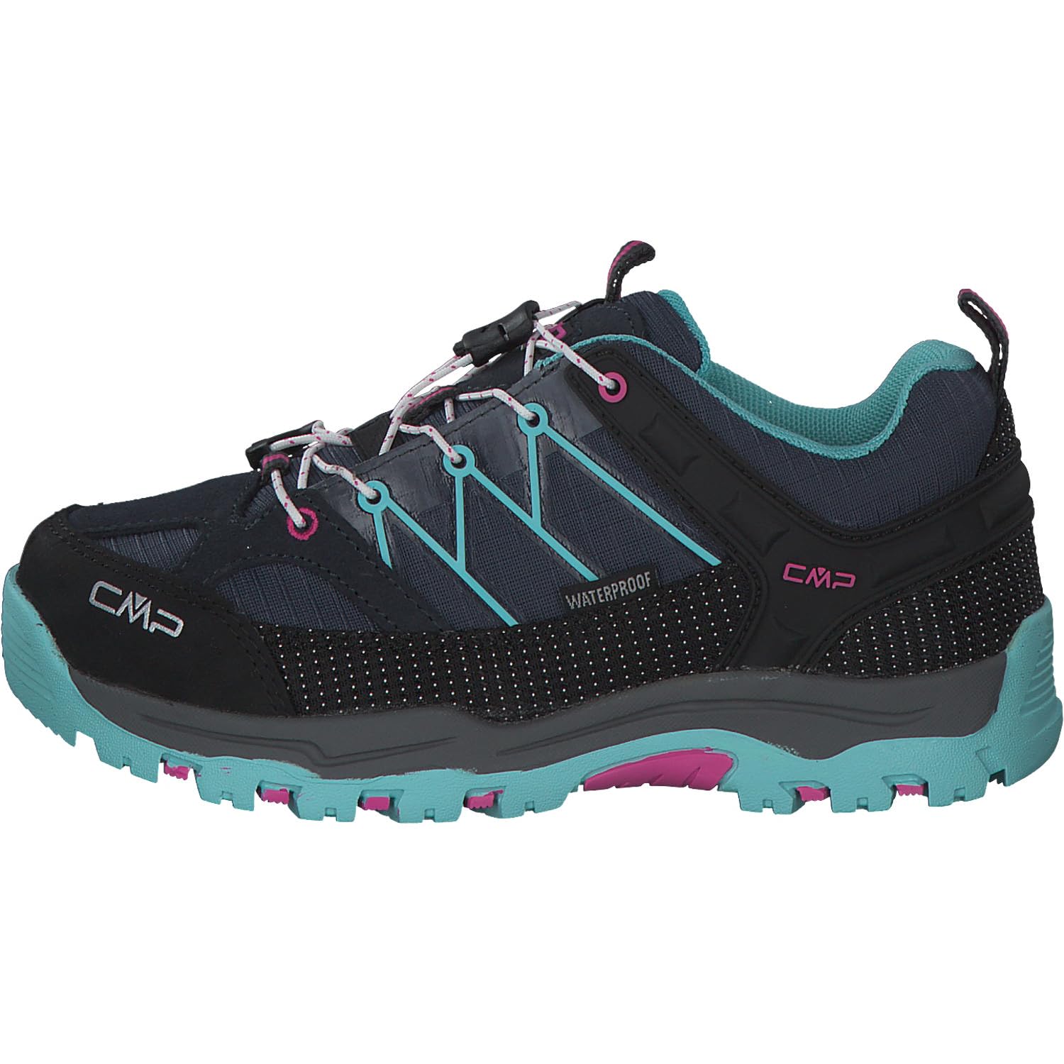 CMP Unisex Kinder Rigel Low Shoe Wp Trekking- & Wanderhalbschuhe, B Blue Acqua, 39 EU