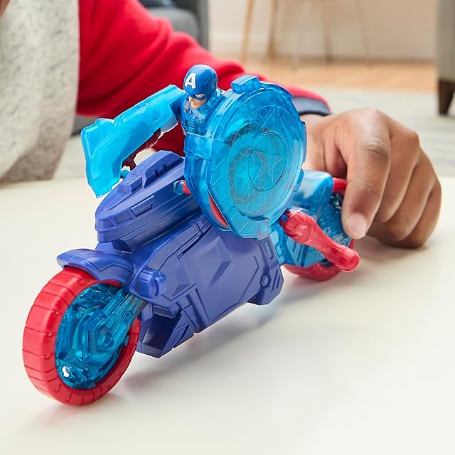 Foto 6 de 8 de Hasbro - Moto lanzaescudos del Capitán América Epic World of Action Avengers Marvel Hasbro