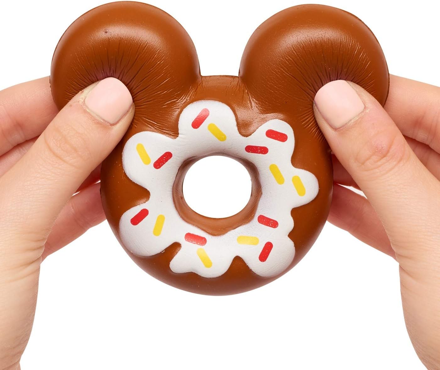 Kawaii Just Play Squeezies Mickey Donut, Multicolor