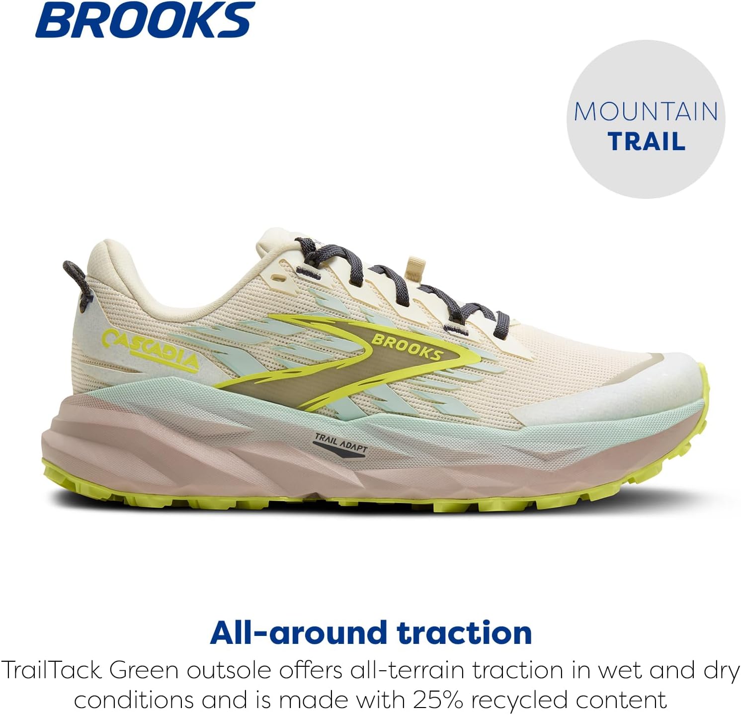 Brooks Women’s Cascadia 19 Mountain Trail Running Shoe - Image 2