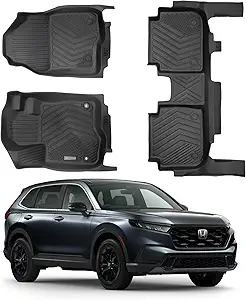 Compatible with Honda CR-V 2023-2025 – Custom Fit All-Weather Protection, TPE Car Mats Full Set