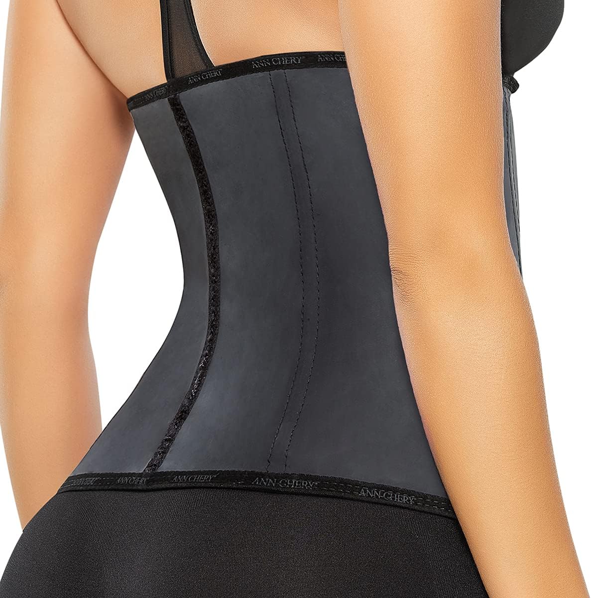 Ann Chery Womens Latex Shaping Waist Cincher Black 34