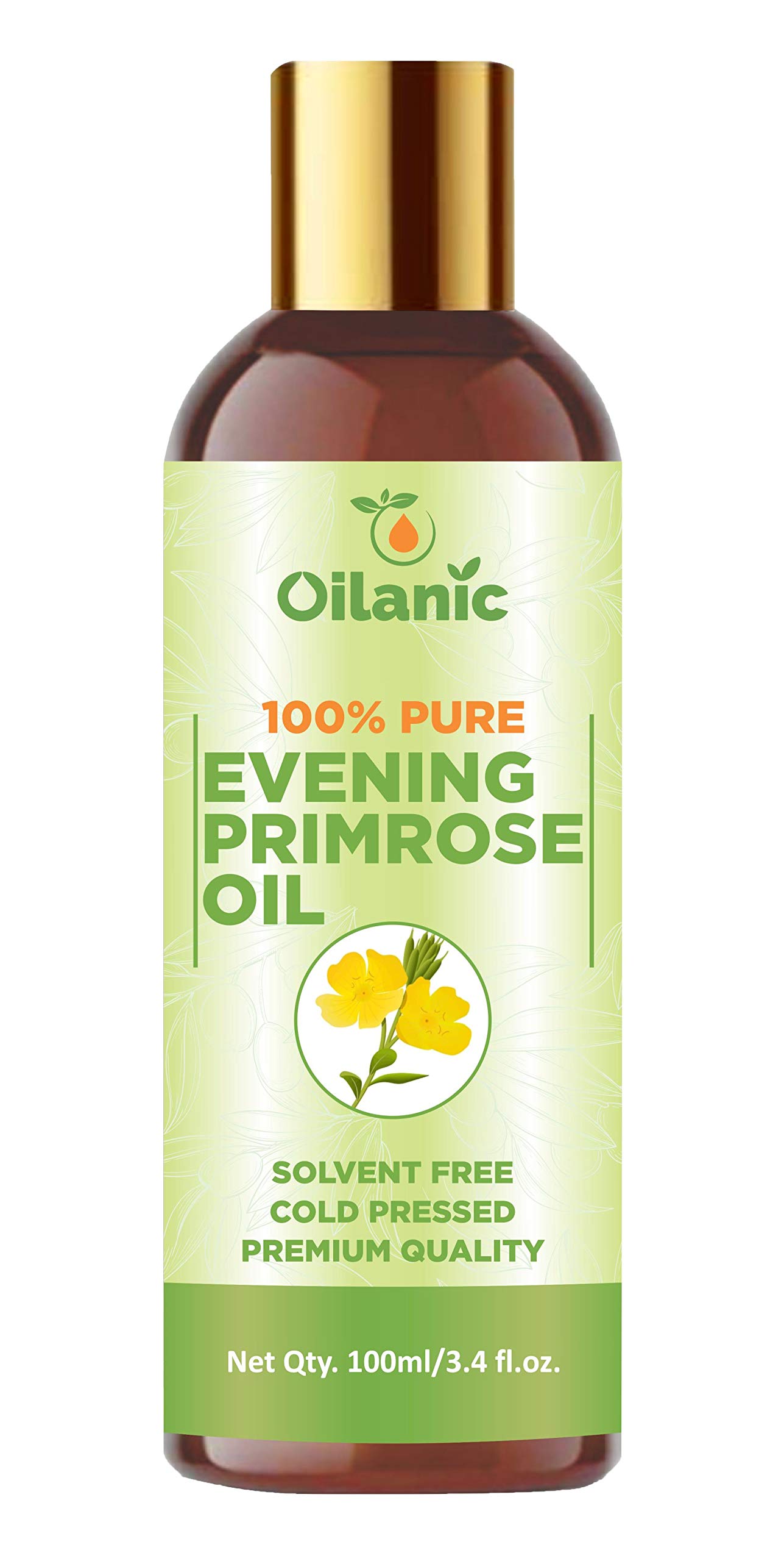 Pure Evening Primrose Oil Cold Pressed (Set of 1, 100 ml)|Solvent Free Natural Oil for Face and Body Lightweight oil for Massage, for DIY Skincare and Aromatherapy Daily Moisturizing|-image-8