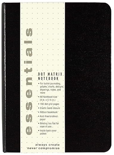 Amazon.com: Esstentials Small Black Dot Matrix Notebook: 9781441325822 ...