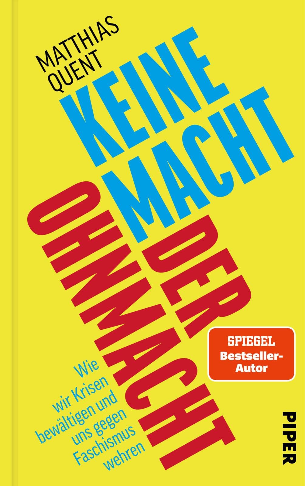 Keine Macht der Ohnmacht: Wie wir Krisen bewältigen und uns gegen Faschismus wehren | Strategien gegen Resignation und Rechtsruck