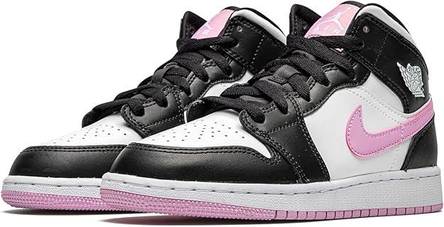 Nike Jordan 1 Mid Roze Zwart : Amazon.nl: Kleding, schoenen \u0026 sieraden