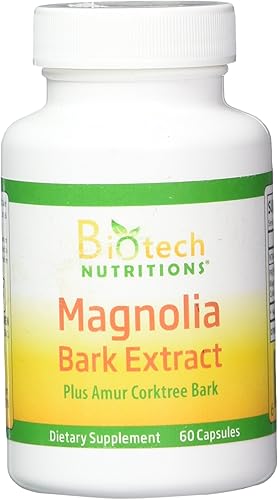 Miniatura 1 de Magnolia Bark Extract Plus Amur Corktree Capsules, 60 unidades