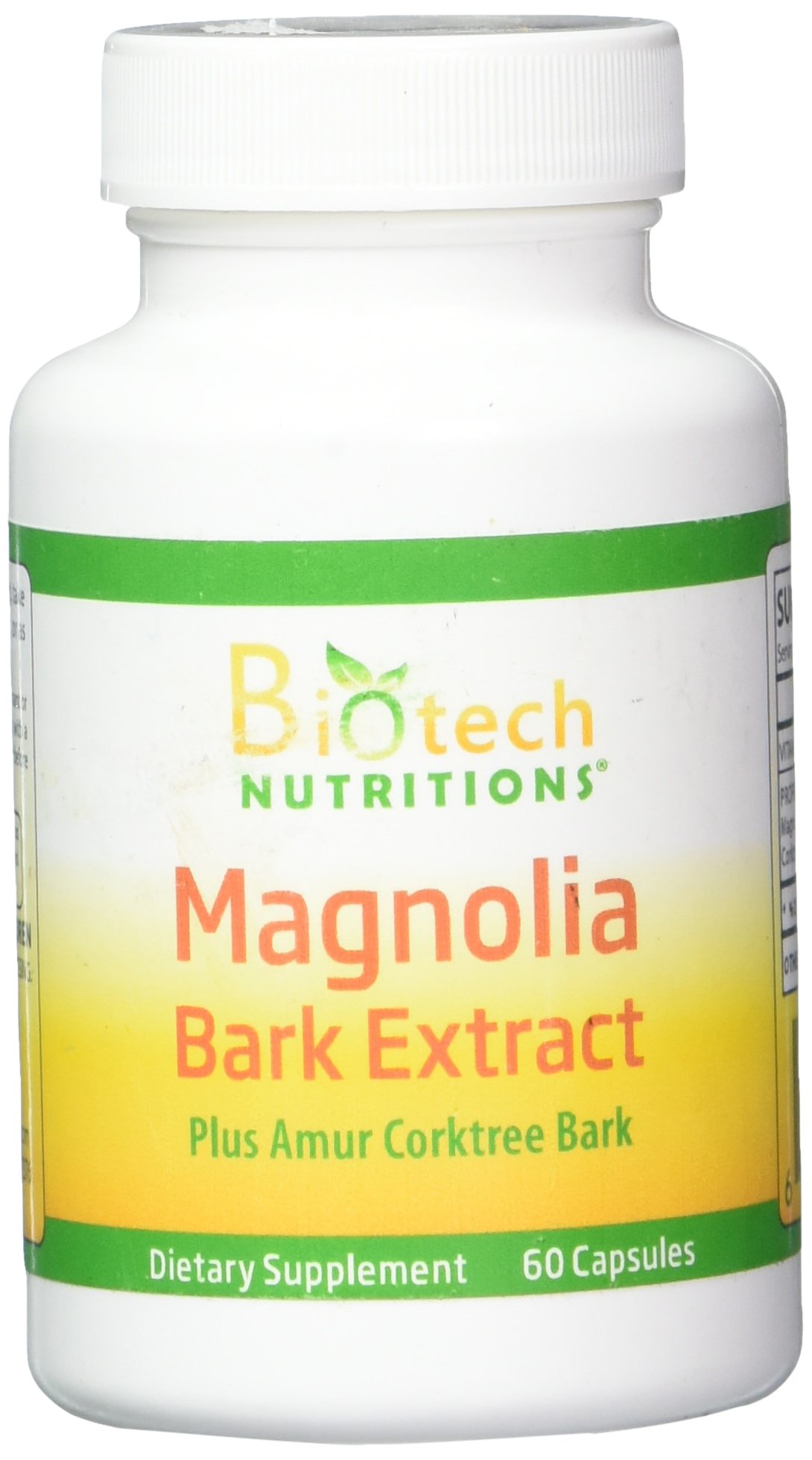 Magnolia Bark Extract Plus Amur Corktree Capsules, 60 Count