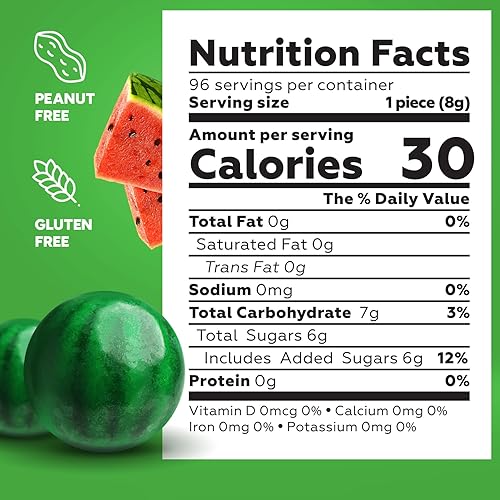 Miniatura 2 de Bolas de chicle para repuestos de máquina de chicles  Sandía Grande Gumball  Bola de goma de 1 pulgada para máquina expendedora  Goma de mascar de