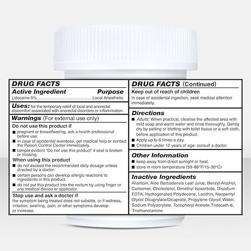 Miniatura 8 de Numb Master Crema entumecedora tópica de lidocaína al 5 crema de alivio del dolor de máxima resistencia crema anestésica tópica de acción rápida con