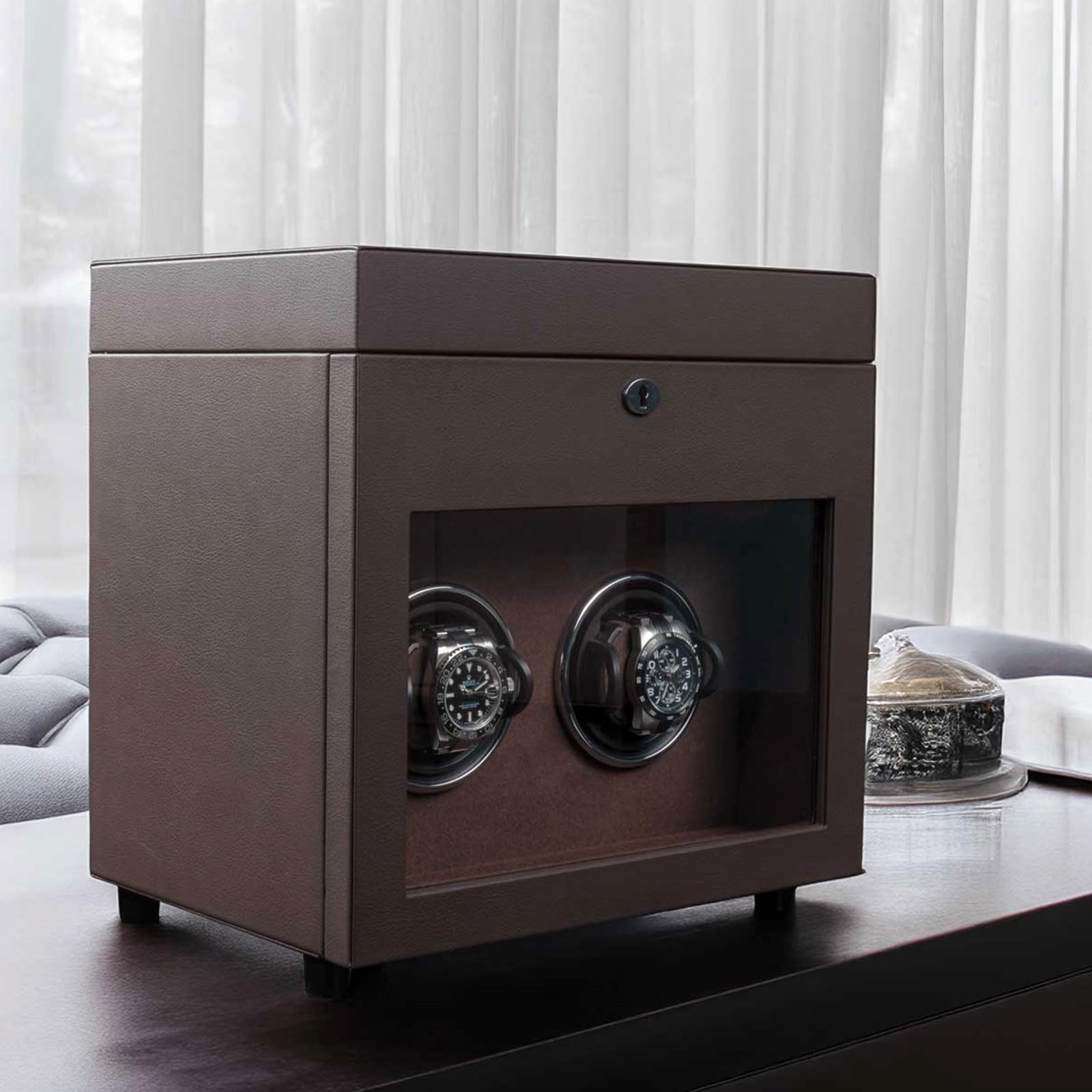 Heisse & Söhne Uhrenbeweger Vancouver 2+: Die perfekte Lösung für Ihre Automatikuhren Eleganz trifft auf Technik