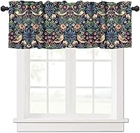 Vista 18 de Aztec Native - Juego de cortinas de cocina, cenefas geométricas tribales del suroeste para ventana de cocina, cortinas cortas con estampado étnico